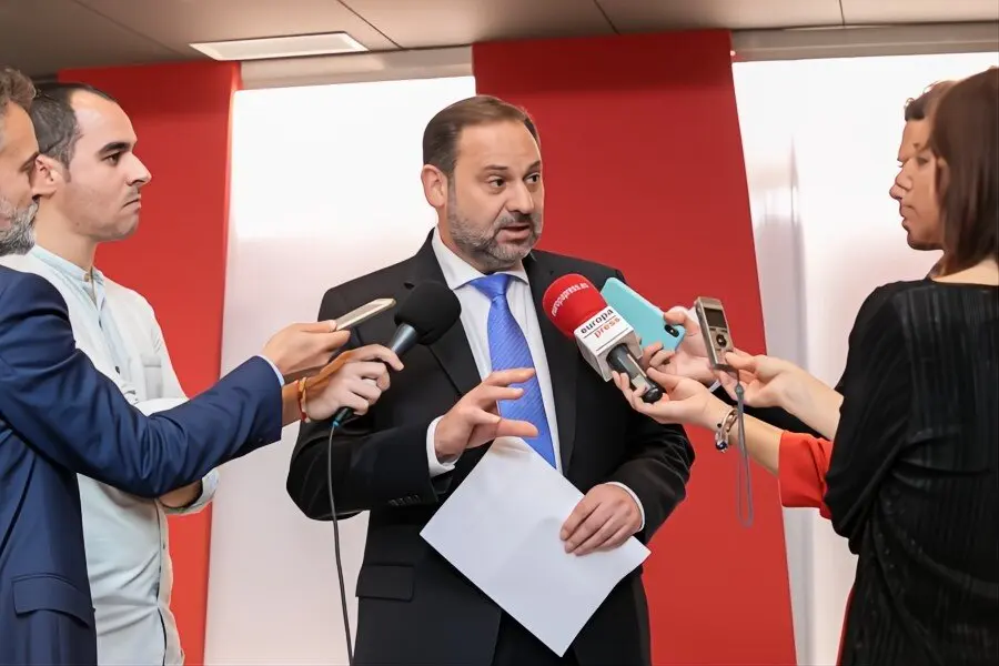 Ábalos cuando era dirigente del PSOE | Foto del PSOE
