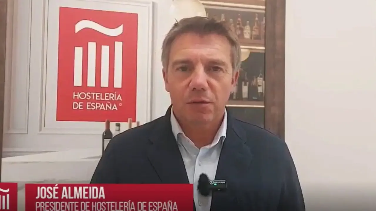 Declaraciones de José Almeida, rpresidente de Hostelería de España