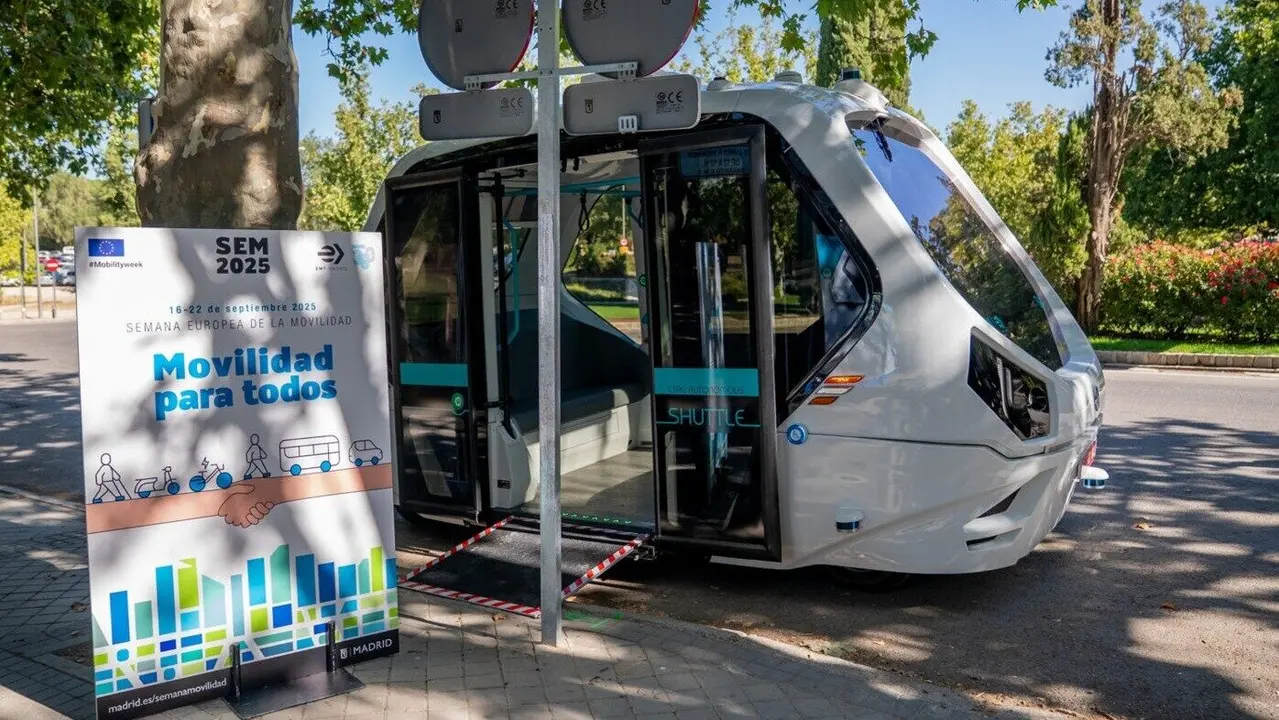 Vehículo autónomo de EMT Madrid - Ayuntamiento de Madrid