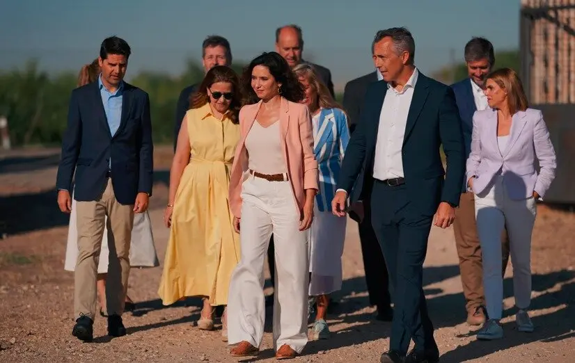 Isabel Díaz Ayuso, en la celebración del Consejo de Gobierno en la Finca El Encín - Foto Comunidad de Madrid
