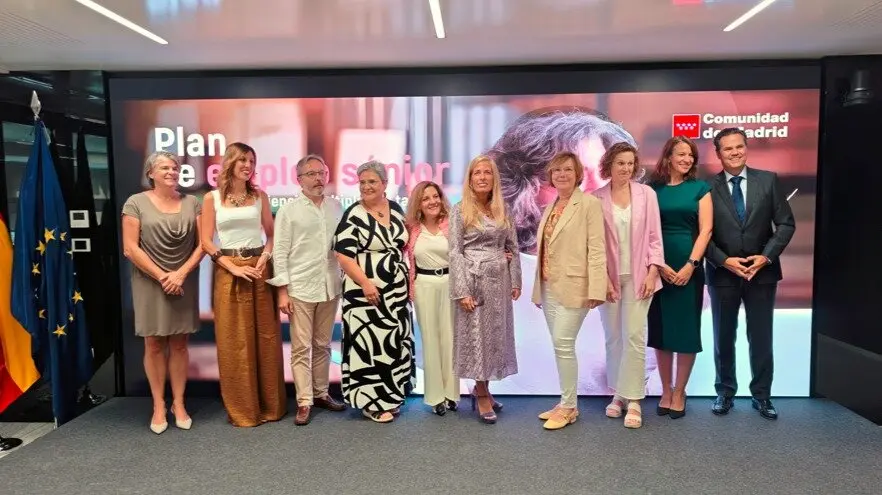 Rocío Albert, en la presentación del Plan de Empleo Sénior - Foto Comunidad de Madrid