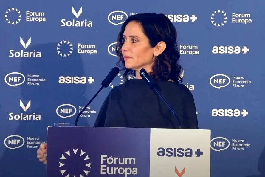 Isabel Díaz Ayuso Nueva Economía Fórum 