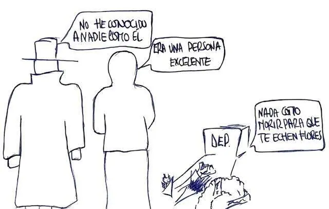 Nada como morir - Las Viñetas de Manuel Franganillo