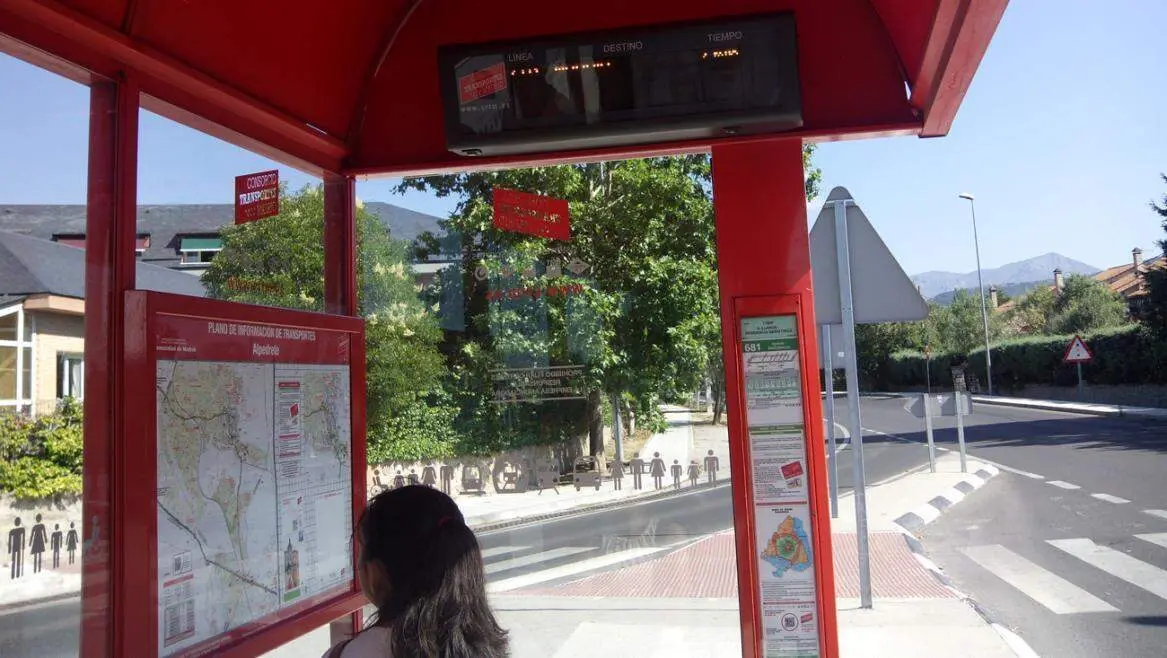 Nuevas marquesinas Autobuses - Comunidad de Madrid
