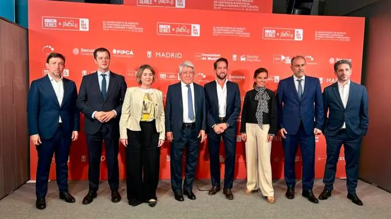 El viceconsejero Martín, en la presentación de  Iberseries &  Platino Industria 2025 - Foto Comunidad de Madrid