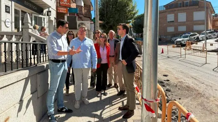 El viceconsejero de Administración Local, durante su visita a Fresnedillas - Foto Comunidad de Madrid