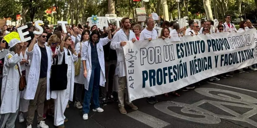 Huelga de médicos contra el Estatuto Marco - Amyts