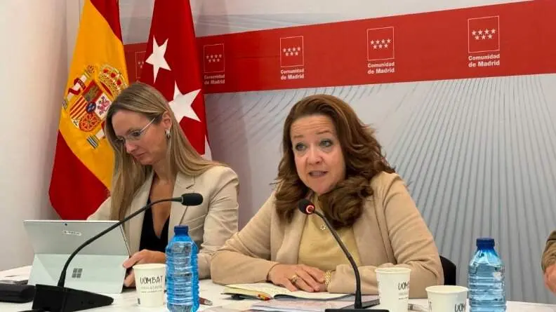 La consejera Matute durante el encuentro - Foto Servimedia