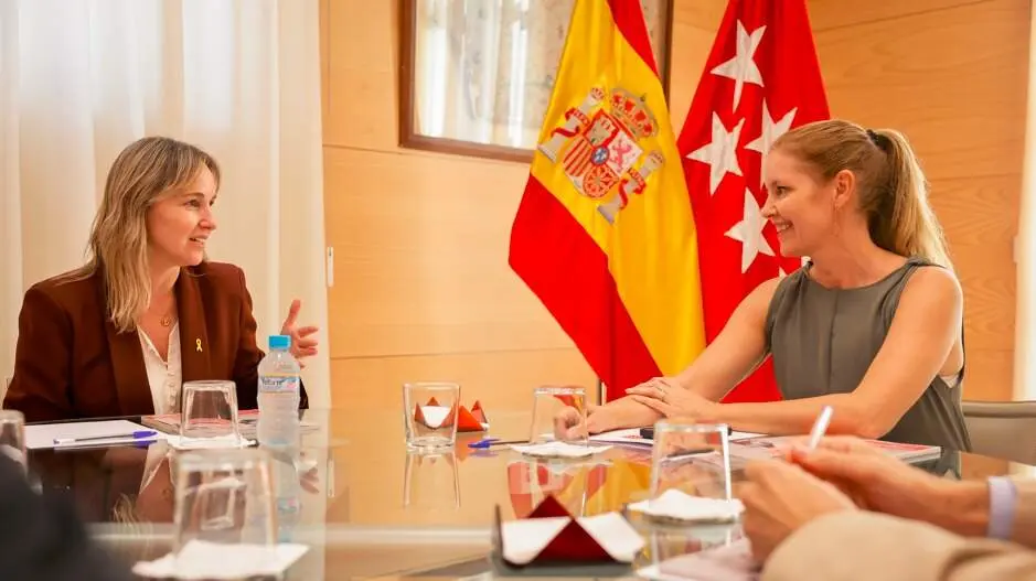 La consejera Dávila, reunida con la Vice Jefe de Gobierno de  Buenos Aires para abordar políticas de familia y natalidad   - Foto Comunidad de Madrid