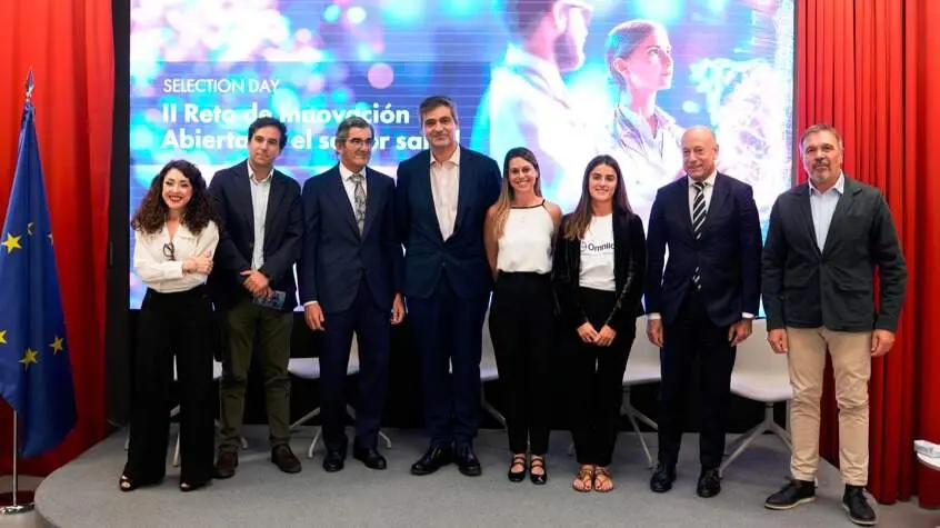 El viceconsejero Manuel Pérez, en la clausura de la jornada final del II Reto de Innovación Abierta para la Digitalización de la Sanidad  - Foto Comunidad de Madrid