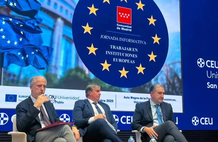 Encuentro organizado por la Dirección General de  Cooperación con el Estado y la UE y la Universidad San Pablo CEU - Foto Comunidad de Madrid