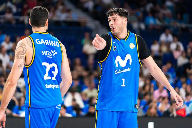Asier González y Pato Garino - Movistar Estudiantes (Flickr)