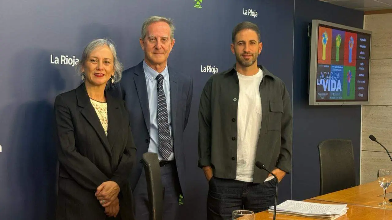 Imagen de la presentación del concierto solidario "Agarra la Vida"