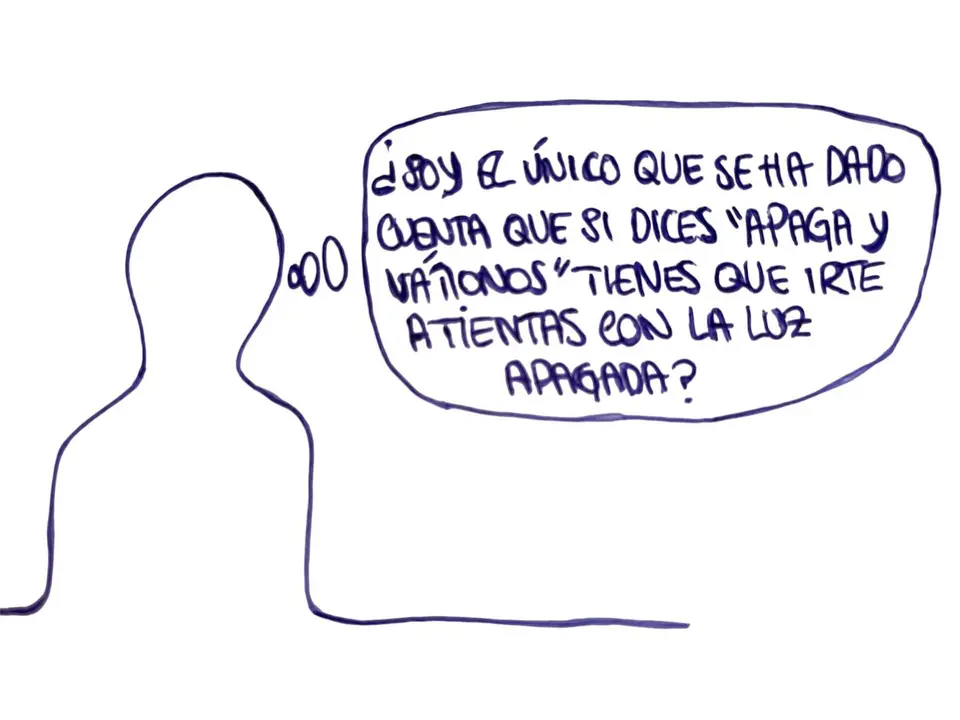 Apaga y vámonos - Las Viñetas de Manuel Franganillo