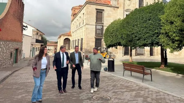 El viceconsejero de Presidencia y Administración Local, durante su visita a Loeches - Foto Comunidad de Madrid