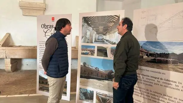 El viceconsejero García, en la construcción durante una de las jornadas de puertas abiertas organizadas por el IMIDRA - Foto Comunidad de Madrid