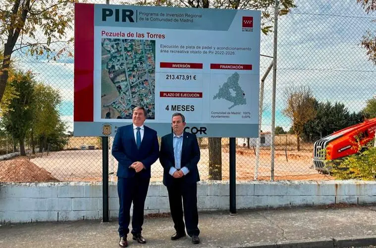 El viceconsejero de Presidencia y Administración Local, en Pezuela de las Torres - Foto Comunidad de Madrid