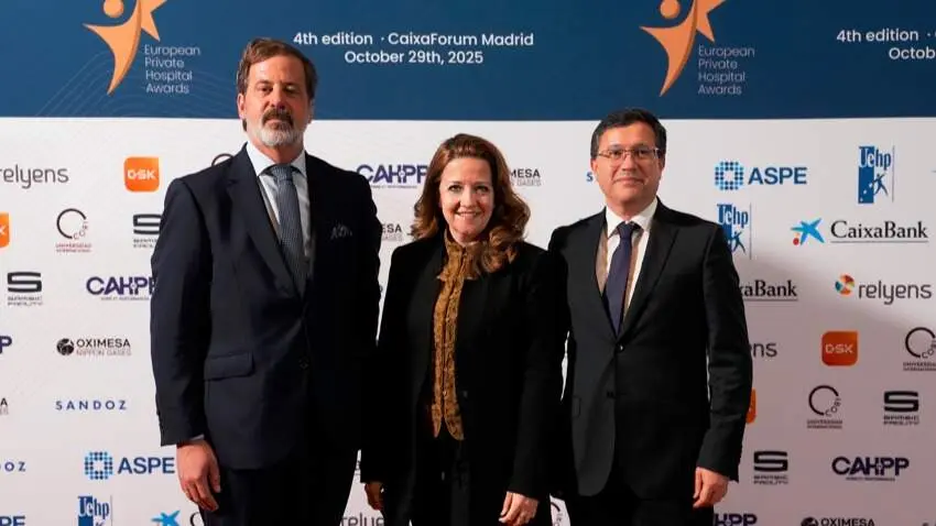 La consejera Matute, en los premios European Private Hospital Awards - Foto Comunidad de Madrid