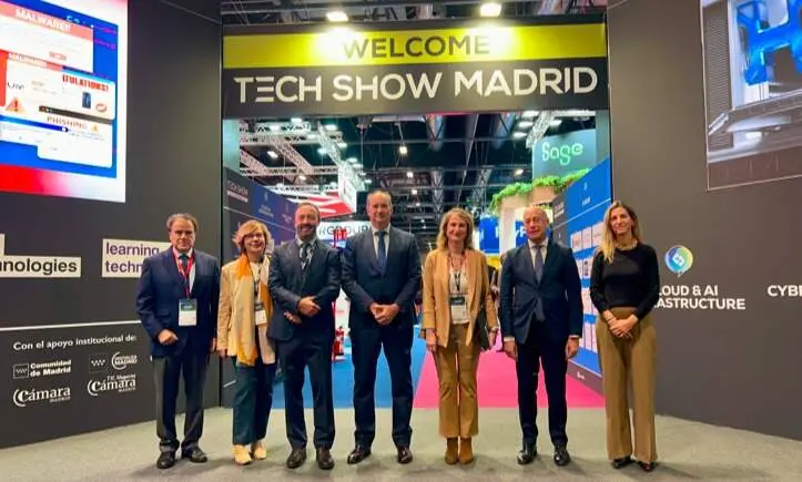 El consejero López-Valverde, en el Madrid Tech Show - Foto Comunidad de Madrid