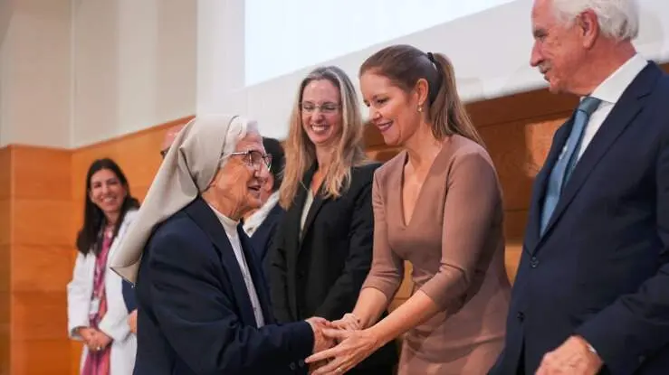La consejera Dávila, en el acto del centenario del Hospital Beata María Ana de esta entidad - Foto Comunidad de Madrid