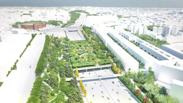 Render del Parque Ventas - Foto Ayuntamiento de Madrid