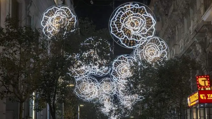 Iluminación Navidad Calle de Fuencarral, diseño de Juana Martin - Foto Ayuntamiento de Madrid