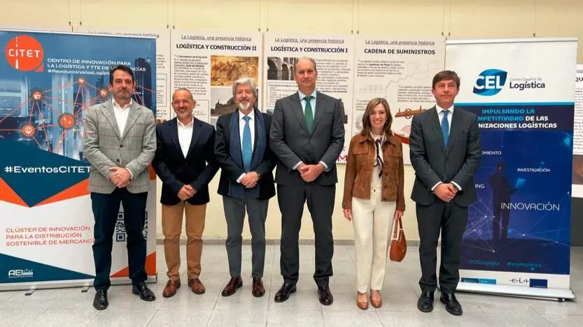 El consejero López-Valverde, en el Centro de Innovación para la Logística y el Transporte de Mercancías (CITET) - Foto Comunidad de Madrid