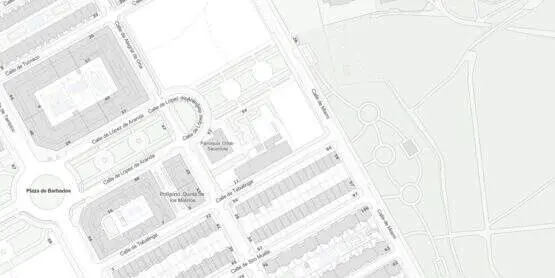 Parcela en el distrito San Blas-Canillejas (C) Geoportal del Ayuntamiento de Madrid