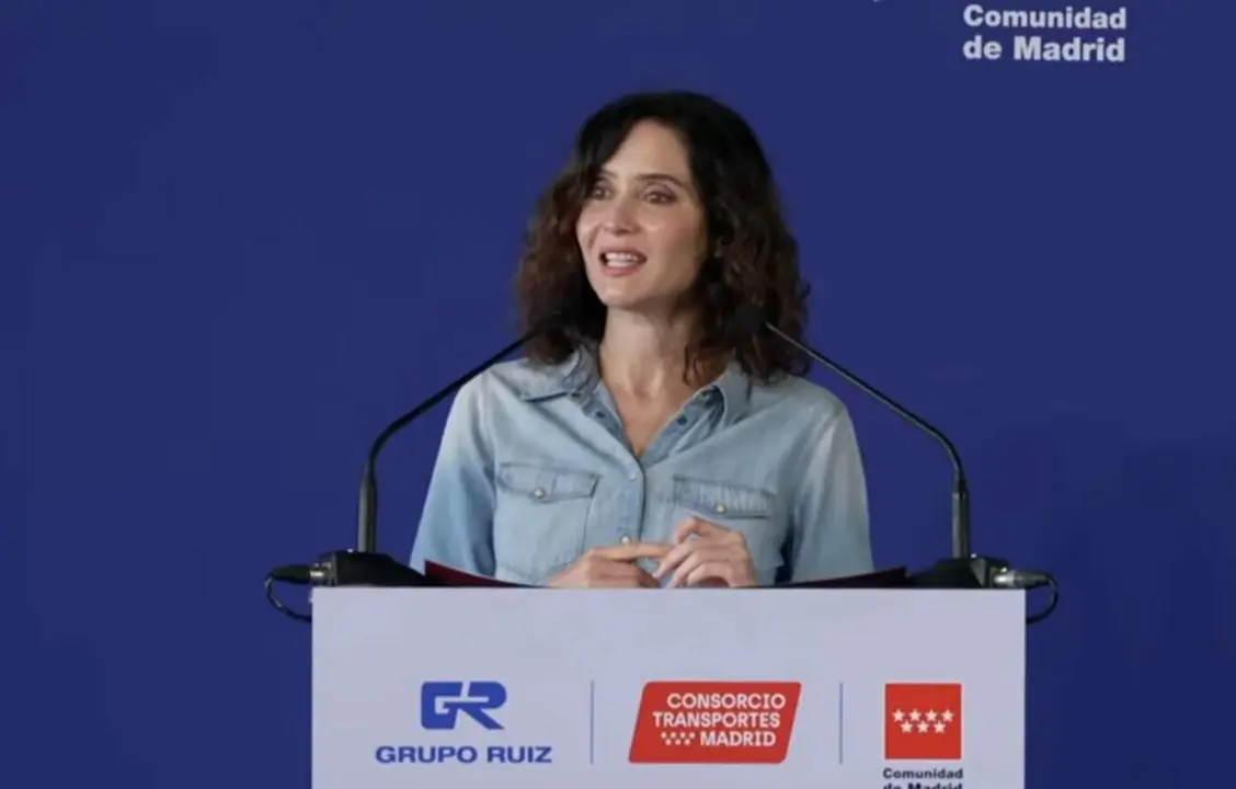Ayuso durante su visita al Grupo Ruiz - Imagen de Comunidad de Madrid