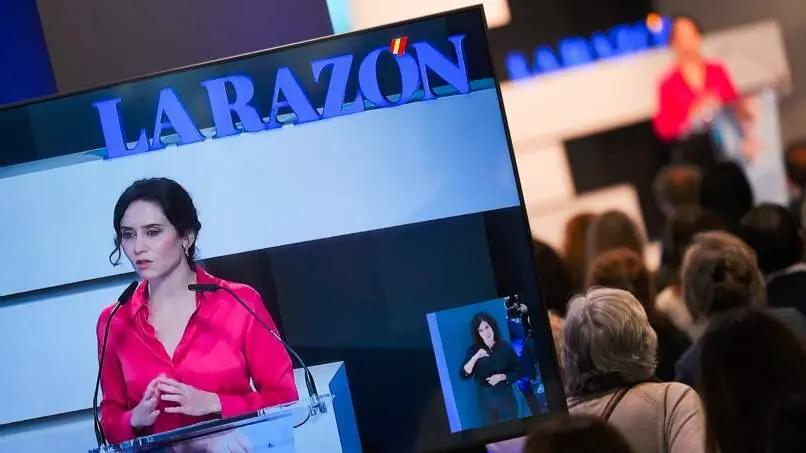Isabel Díaz Ayuso, en la clausura de la Jornada  de Enfermería Oncológica organizada por La Razón - Foto Comunidad de Madrid