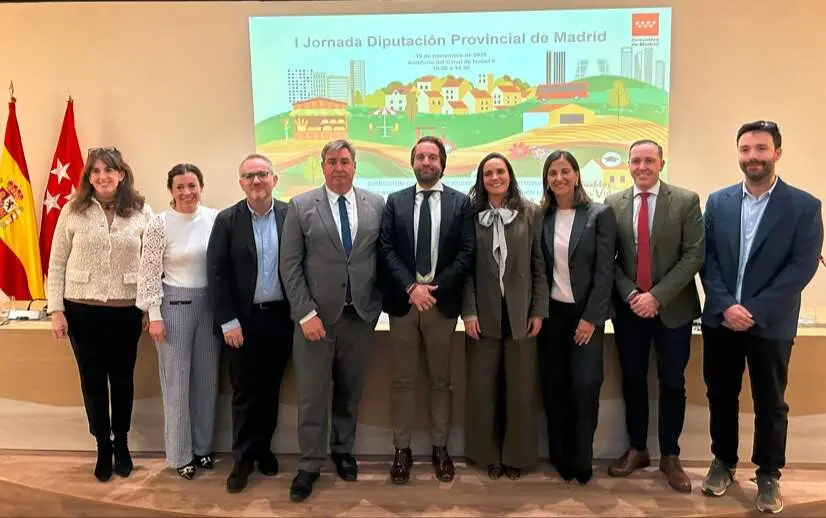 El viceconsejero Sánchez ha clausurado hoy la I Jornada sobre las funciones de  la Diputación Provincial - Foto Comunidad de Madrid