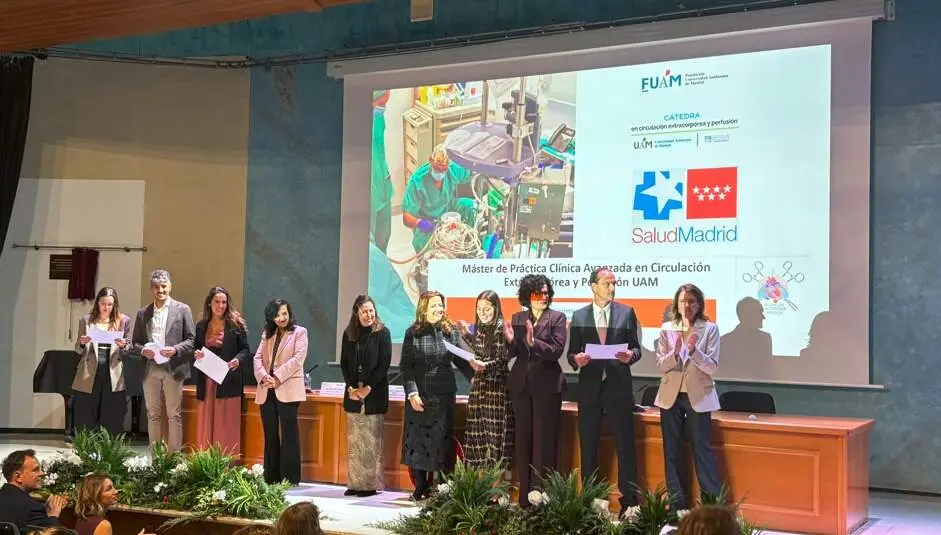 La consejera de Sanidad, en el acto de graduación de un máster universitario de la Universidad Autónoma de Madrid - Foto Comunidad de Madrid