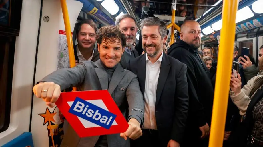 Inauguración del Tren Mágico de la Navidad con David Bisbal - Foto Comunidad de Madrid
