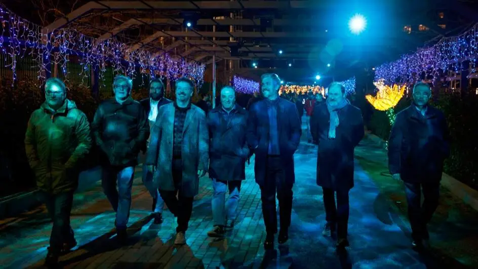 Encendido oficial Navidad sobre el agua -Foto Comunidad de Madrid