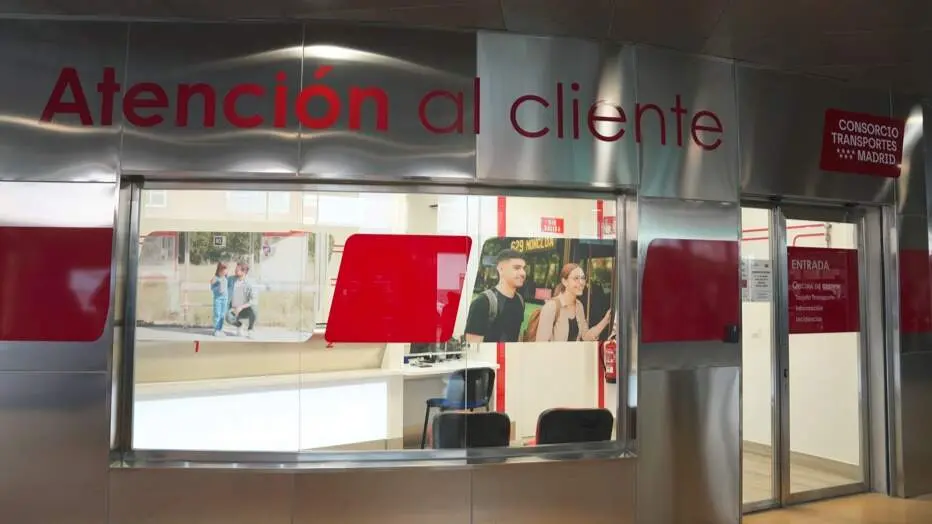 Nueva Oficina de Gestión de la Tarjeta de Transporte Público - Foto Comunidad de Madrid