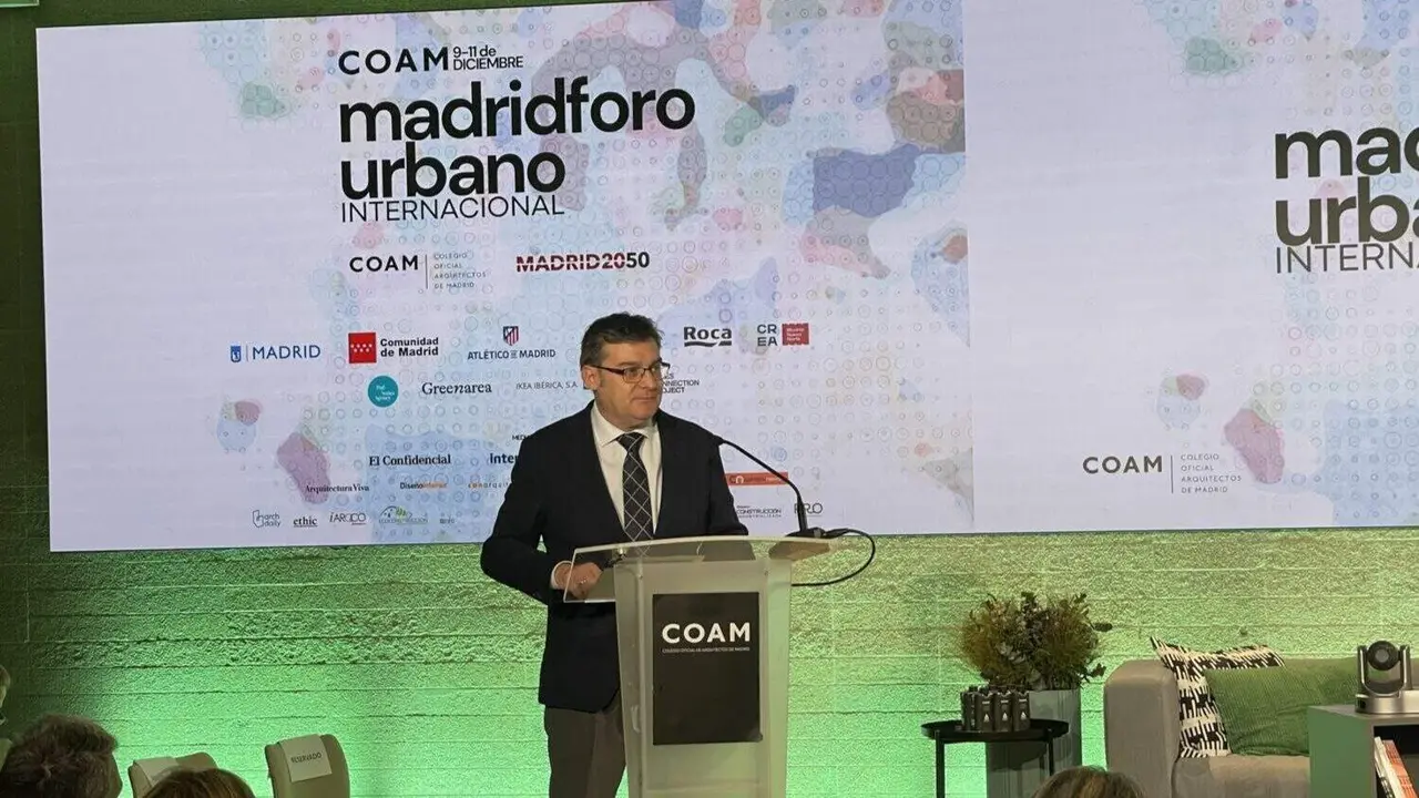 Álvaro González, en la inauguración de Madrid Foro Urbano Internacional - Foto Ayuntamiento de Madrid