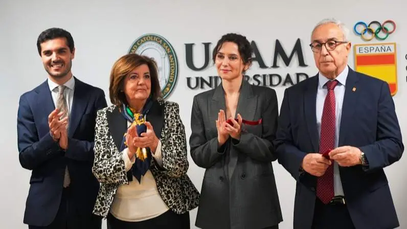 Isabel D&iacute;az Ayuso en la inauguraci&oacute;n del Centro de Educaci&oacute;n superior Alma Mater - Foto Comunidad de Madrid