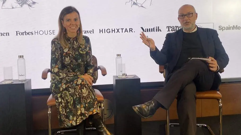 Maíllo durante su intervención en Forbes Travel Summit 2025