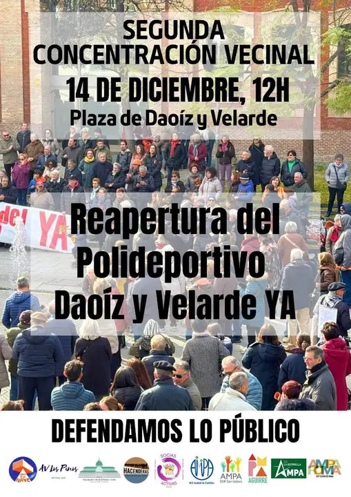 Cartel manifestación