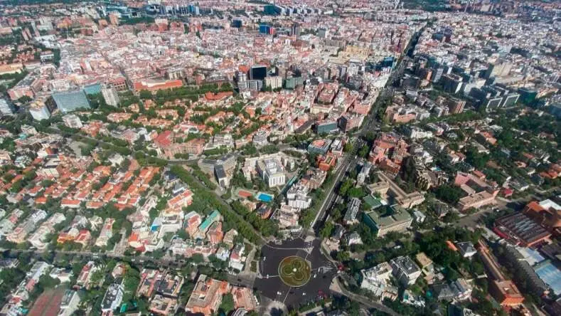 Vista a&eacute;rea de Madrid - Foto de Ayuntamiento de Madrid
