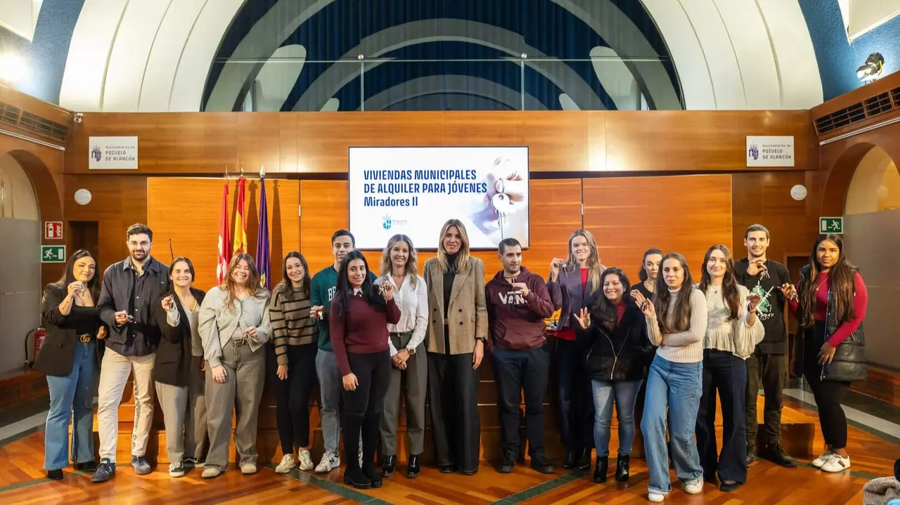 Entrega Llaves Miradores II - Foto Ayuntamiento Pozuelo de Alarc&oacute;n