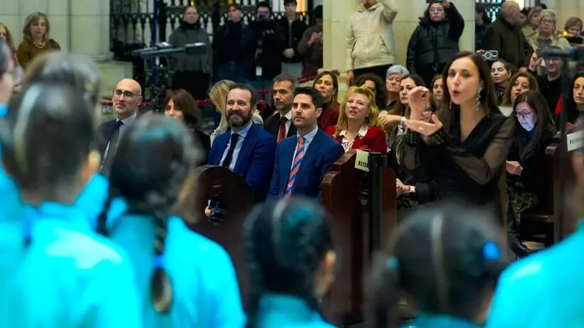 El consejero Viciana, en la Catedral de Santa Mar&iacute;a la Real de la Almudena - Foto Comunidad de Madrid