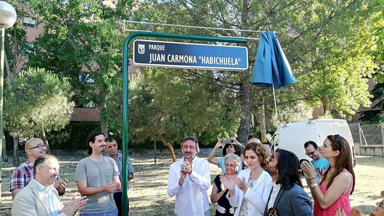 Imagen de archivo de la inauguraci&oacute;n del parque Juan Carmona &lsquo;Habichuela&rsquo;