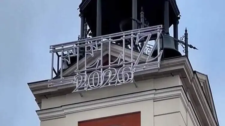 Cartel Feliz 2026 Stranger Things - Foto de X de @hugo_cnm