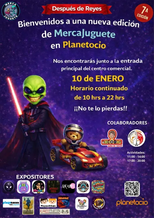 Mercajuguete 2026 en Collado Villalba 10 de enero, feria de juguetes antiguos