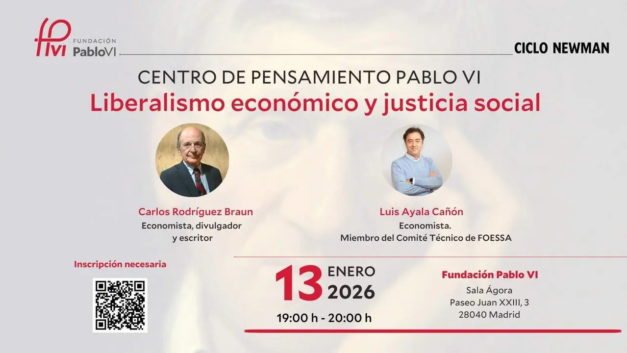 Liberalismo econ&oacute;mico y justicia social, debate del Centro Pensamiento Juan pabloe VI