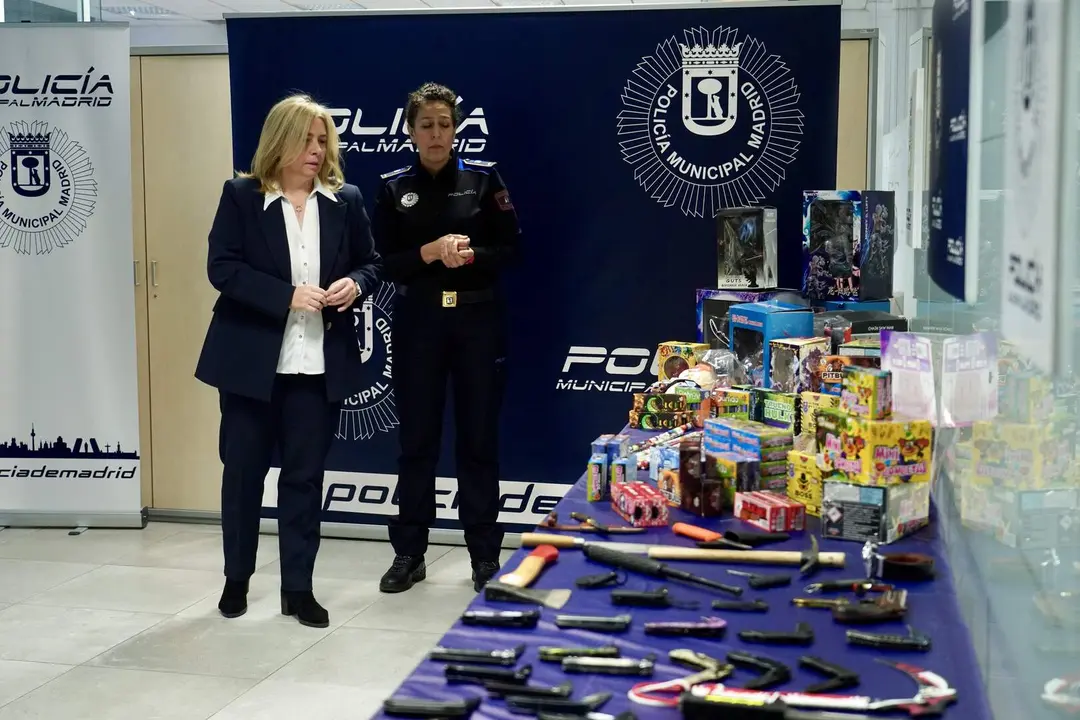 La vicealcaldesa de Madrid y delegada de Seguridad y Emergencias, Inma Sanz, durante el balance del dispositivo de Navidad desarrollado por los servicios municipales de Seguridad y Emergencias