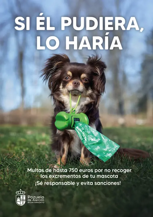 Cartel- Campa&ntilde;a Si &eacute;l pudiera, lo har&iacute;a - Foto del Ayuntamiento de Pozuelo de Alarc&oacute;n