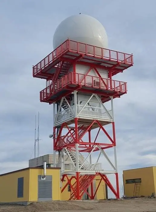 Nuevo radar en Guadramiro Salamanca - Foto de AEMET