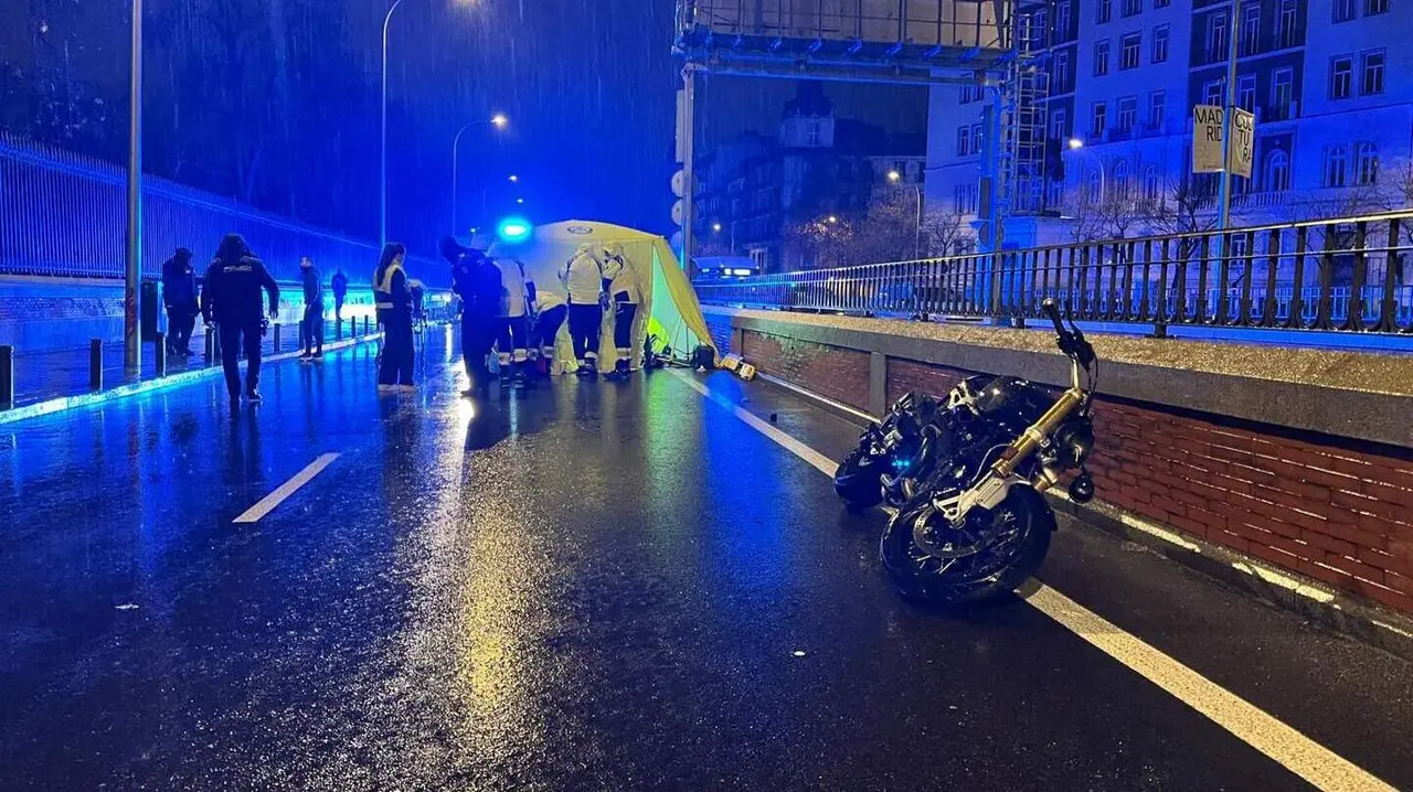 Accidente de moto - Emergencias Madrid